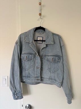 Abercrombie & Fitch Light Blue Denim Jean Jacket
